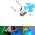 thumbnail image 1 of yeacher Micro Wind Turbines Generator, Mini Motor With Blades Led Diy Kit., 1 of 5