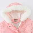 thumbnail image 4 of Spazoro Kids Girls Jackets, Hooded Long Sleeve Fall Winter Zipper Warm Coats for Child Girls Boys Pink Size 4 T, 4 of 8