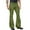 Army Green, variant on Bcfgryg Male Fashion Casual Solid Color Pocket Suit Pant Bell Bottoms Casual Pants Big And Tall Men's Casual Pants