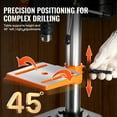 thumbnail image 6 of STAWAY 8-Inch Benchtop Drill Press - Precision 5-Speed Adjustable 750-3200 RPM, LED Light, 45° Tilting Table for Woodworking & Metalworking, 6 of 6