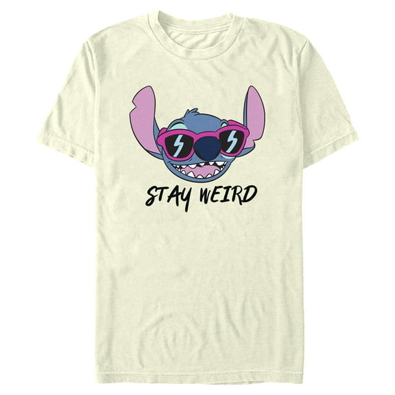 Mens Lilo & Stitch Stay Weird Sunglasses Stitch T Shirt