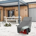 thumbnail image 5 of Snow Blower Cover for 2-Stage & 3-Stage Snow Throwers 23-27" | Waterproof Dirt-Proof Polyester Fabric with Drawstring & Windproof Buckles | Outdoor Protection Cover, 1 Pack, 5 of 7
