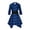 Blue Plaid, variant on Checkered Dress for Womens Plus Size Fall Dresses Plaid Tie Shirt Dress Long Sleeve Slim Turn-Down Collar Tunic Tops Asymmetrical High Low Irregular Dress