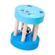 thumbnail image 5 of Sonajero de madera para bebé, juguete infantil portátil para gatear de 0 a 2 años azul, 5 of 9