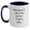White/Navy, variant on Funny Actor Gifts from Friends for Actor Graduation Unique Two Tone Coffee Mug - I Am The Actor, That's Why - 11oz Ceramic Microwave Dishwasher Safe