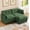 green(chenille), variant on Modular Sectional Sofa, 76.5" L-Shaped Corduroy Comfy Sectional Couches for Living Room, 2-Seater Cloud Couches with 1 Movable Ottoman, Flexible Combination Modern Deep Seat Sofa (Grey)