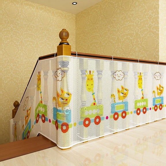 Pet and Child Safety Net for Balcony, Patio, Stairs, and Railings – Durable Mesh Barrier for Indoor & Outdoor Use to Protect Kids, Pets, and Toys.