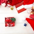 thumbnail image 2 of CCOCC 1 Pack Christmas Paper Holiday Gift Wrap Red&Black Plaid Xmas Design for Christmas,Birthday,Wedding,Baby Shower,Bridal Shower,Party,Christmas Wrapping Paper, 2 of 7