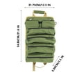 thumbnail image 2 of Ovzne Multi Functional Roll Type Hardware Bag For Garden Electricians Carpenters Hardware Tools Chartered Transportation Hardware Tool Storage Bag On Clearance, 2 of 6