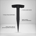 thumbnail image 3 of Zenport GA401 Dibber for Planting Seeds and Bulbs, Black - 6 Pack, 3 of 5