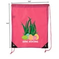 thumbnail image 2 of Easter Basket Bags, Bulk Drawstring Backpacks, Party Favor Goody Bags for Easter - Gone Hunting, 2 of 2