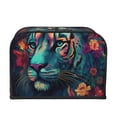 thumbnail image 2 of Balery Colorful Flower Tiger Pattern Oven Cover Kitchen Bread Machine Protector, 4 Slice Toaster Cover for Home, Anti Dust Fingerprint Coaster Cover, 2 of 7