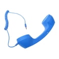 thumbnail image 2 of 1X Auricular Micrófono de Microteléfono de Teléfono Accesorio de sonido para Llamadas Suaves Fácil de de Teléfono Ordenad Azul, 2 of 8