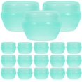 thumbnail image 2 of Green Plastic Cosmetics Jars with Mushroom Shape for Travel Storage 10g, 2 of 2