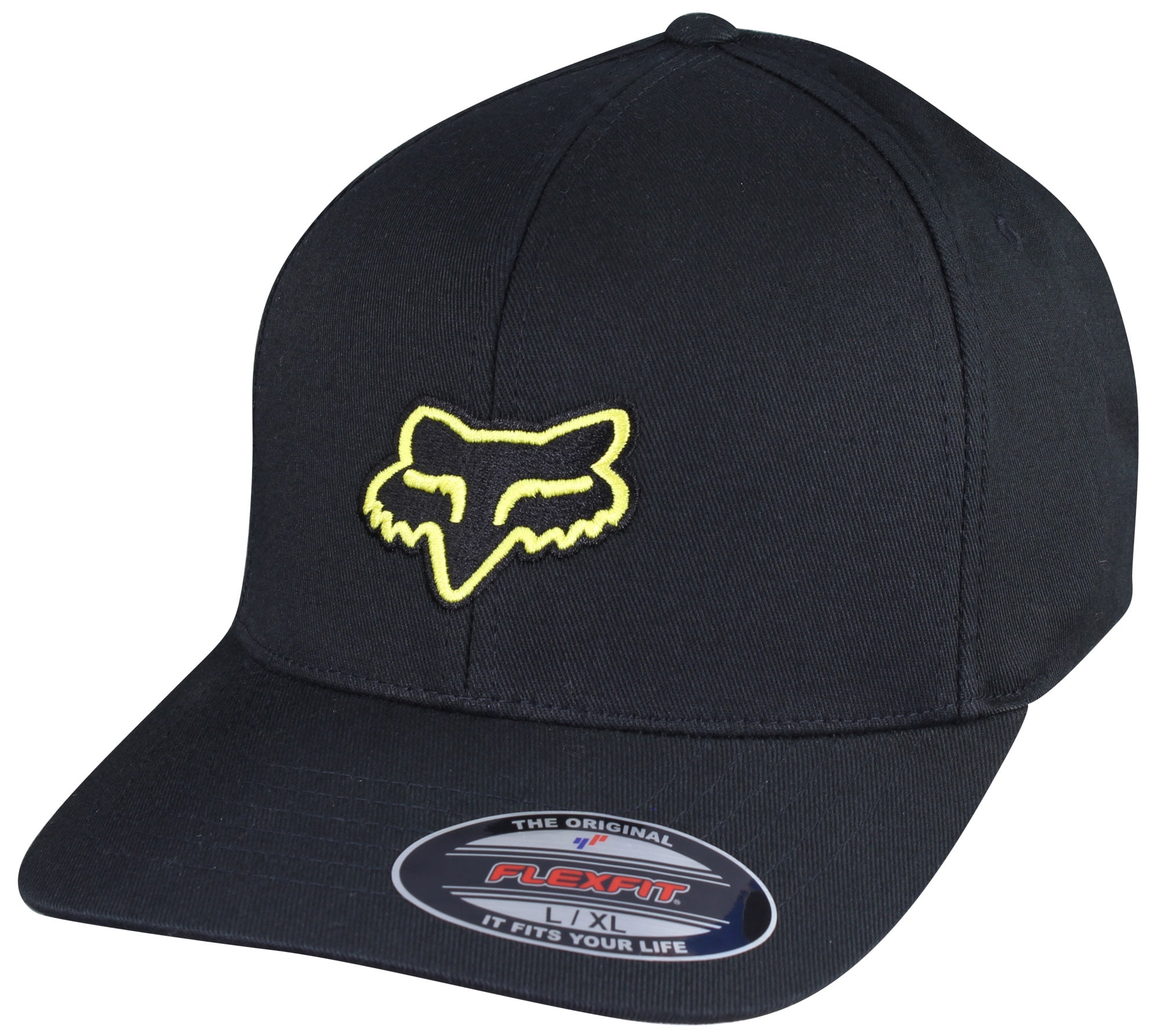 Legacy Flexfit Fox Black Hat Fox Racing Legacy Flexfit Hat Cap