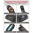 thumbnail image 4 of Bolsa trasera para bicicleta KEMIMOTO, PVC, 8 L, resistente al agua, negra, 4 of 7