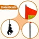 thumbnail image 5 of Kit de mástil de bandera para carrito de golf con tiras reflectantes y altura ajustable. Tapa redonda 20x30cm, 5 of 6