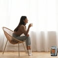 thumbnail image 6 of Aiwa Oscillating Room Heater with Handle, Overheat Protection, Tip over Auto Shutoff - Silver, 6 of 7