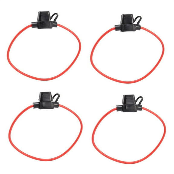 4X 14AWG Wire In-Line Car Automotive Mini Blade Fuse Holder Fuseholder 20A