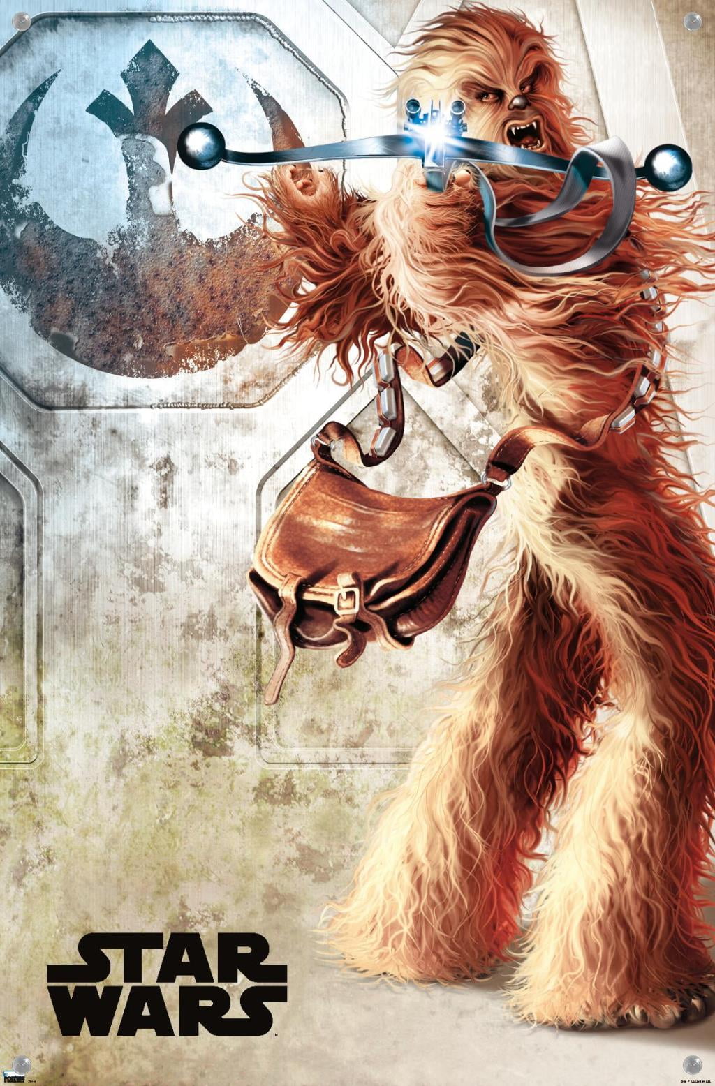 Star Wars: A New Hope - Chewy Wall Poster with Pushpins, 14.725" x 22.375"