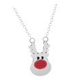 thumbnail image 2 of Collar colgante Yinane ciervo roja oro para mujeres niñas, 2 of 5