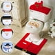 thumbnail image 2 of Fundas de asiento de inodoro de Navidad, tapete de baño creativo de Papá Noel, suministros de Navidad para el hogar, decoración de regalo de Año Nuevo, lindo, nuevo, 2 of 4