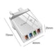 thumbnail image 2 of para teléfono móvil 4USB Adaptador de carga de pared con pantalla LED Home Travel, 2 of 6