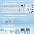 thumbnail image 6 of Restored AULA S98 Pro Wireless Mechanical Keyboard,Smart Screen & Knob,Tri-Mode BT5.0/USB-C/2.4GHz Creamy Keyboard,Pre-lubed Linear Switches RGB Backlit Computer Gaming Keyboards (Refurbished), 6 of 9