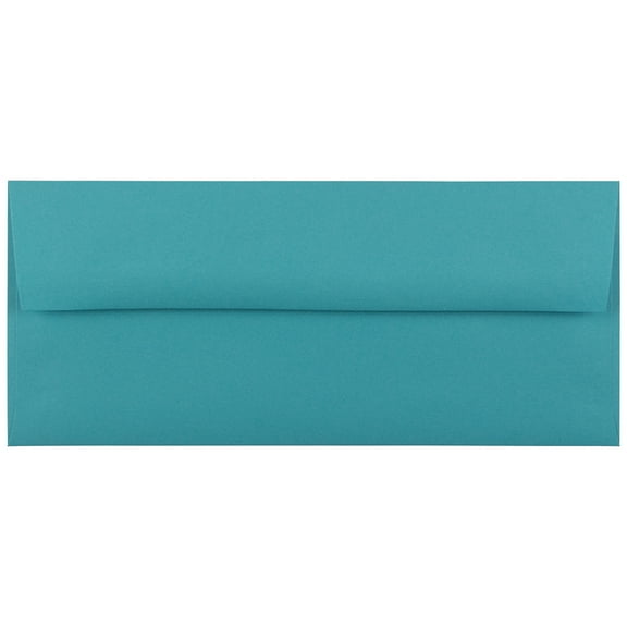 JAM Paper No. 10 Envelopes, 4 1/8 x 9 1/2, Blue, 1000/Carton