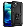 thumbnail image 2 of Compatible with iPhone 13 Case Built-in 360 Ring Holder Kickstand, Extreme Protection Military Armor Magnetic Car Dual Layer Protective Heavy Duty Phone Cover For iPhone 13,Black, 2 of 8