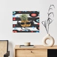 thumbnail image 6 of Lsque Pineapple With Black Glasses Print Wall Art – Decorative Picture for Living Room, Bedroom, and Office (Horizontal), 6 of 6