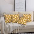 thumbnail image 7 of Throw Pillow Covers, Cute Fried Egg Onion Soft Square Pillow Cases with Invisible Zipper for Couch Bed Sofa, Farmhouse Fall Home Decor 16"x16", 7 of 7