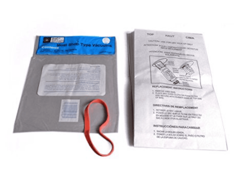 Shop Vacuum 830SW Vac Cleaner Bags w/ Rubber Band 90010100 90010100 2