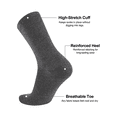 thumbnail image 3 of LITERRA 30 Pairs Mens Crew Socks Lightweight Long Socks Athletic Breathable Socks for Men, 3 of 7