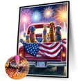 thumbnail image 2 of 5D DIY Camioneta Perro Reloj Fuegos Artificiales 40x50cm, 2 of 7