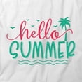 thumbnail image 2 of Hello Summer T-Shirt | Summertime White Tee Gift, 2 of 5