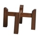 thumbnail image 2 of Soporte para plantas de suelo, soporte para macetas de madera, fácil de usar, portátil, antideslizante y estable. Marrón de una sola capa, 2 of 9
