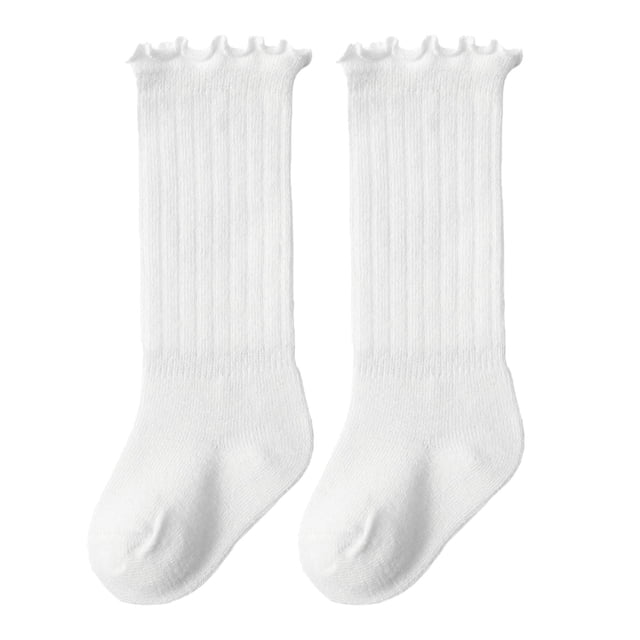Calcetines Para Bebé, Calcetines Hasta La Rodilla Para Bebé, 1 Par De Algodón Con Abertura Elástica Para Primavera Para Niños Pequeños