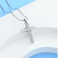 thumbnail image 5 of Cross with Sunflower Cremation Jewelry for Ashes Ash Holder Necklace Pendent for Ashes and Chain, 5 of 8