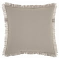 thumbnail image 1 of homeroots home decor 386343 Solid Gray Contemporary Throw Pillow, 1 of 1
