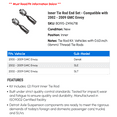 thumbnail image 2 of Inner Tie Rod End Set - Compatible with 2002 - 2009 GMC Envoy 2003 2004 2005 2006 2007 2008, 2 of 2