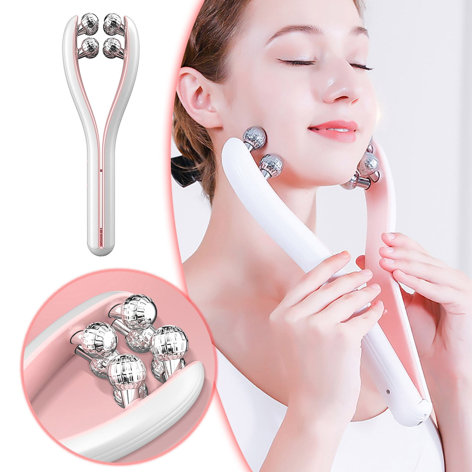 Korean Facial Massager and Neck Slimmer Rechargeable Device for Home and