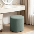 thumbnail image 6 of Waterproof Round Ottoman Slipcover, Stretch Stool Cover, Soft Fabric Protector for Vanity, Bedroom, Living Room, Washable (1-Pack), 6 of 6