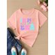 thumbnail image 1 of Bonita camiseta de tercer cumpleaños "En mi época de tres años" - Algodón suave, lavable a máquina, cuello redondo, manga corta para niñas - Regalo perfecto para el verano, 1 of 6