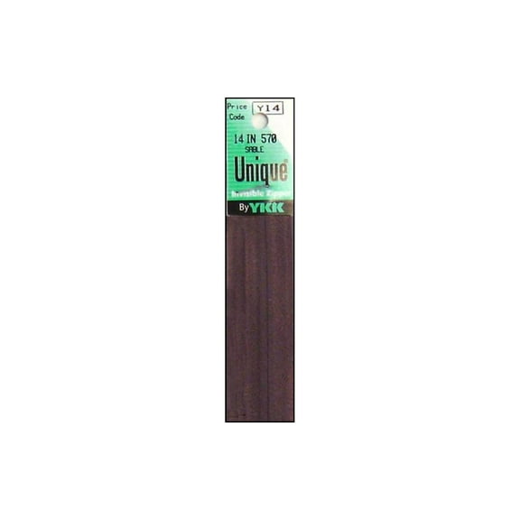 YKK Unique Invisible Zipper 14" Sable