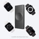 thumbnail image 4 of Mini cargador magnético 2 en 1 para Galaxy Watch5 Pro/Apple Watch Ultra/8 (negro) Tmvgtek Para estrenar, 4 of 6