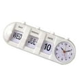 thumbnail image 3 of Calendar Alarm Clock, Innovative Accurate Time Desktop Clock  For Home For Bedroom White,Black, 3 of 8