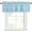 SkyBlue, variant on Navy Blue Spring Floral Rod Pocket Curtain Valance, Farmhouse Flowers Elegant Pastoral Farmhouse Window Valance for Living Room, Bedroom, Kitchen 42"W x 18"L