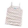 thumbnail image 2 of Spazoro Little Girls Tank Tops Undershirts, Breathable Sleeveless Summer Floral Print Camisole for Kids Girls Boys White Size 10 T, 2 of 3