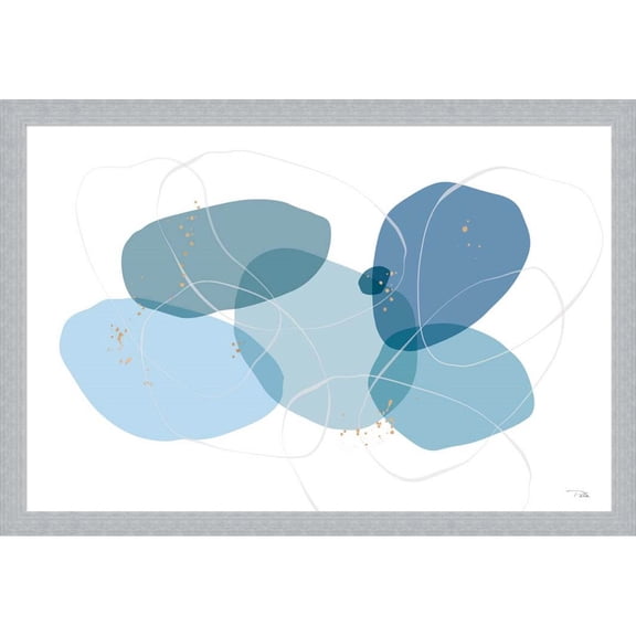 Great Art Now Organic Circles I by Pela, Framed Wall Art, 25.5W x 17.5H
